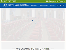 Tablet Screenshot of kcchairs.com